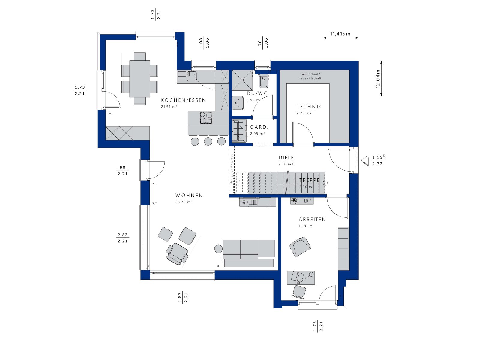Bien-Zenker EDITION 145 Einfamilienhaus :  Ihr Traumhaus nach Ihren Wünschen